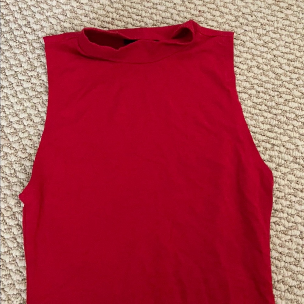 Forever 21 red bodysuit